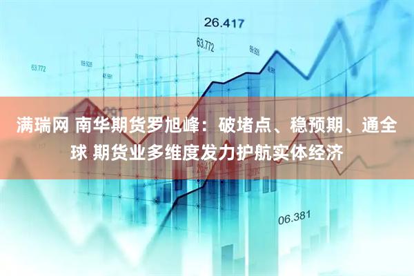 满瑞网 南华期货罗旭峰:破堵点、稳预期、通全球 期货业多维度发力护航实体经济